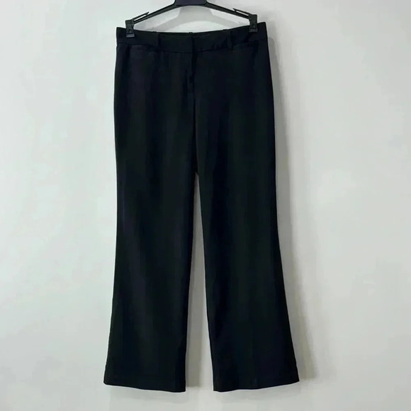 George Women's Black Zip Front Low Rise Trousers Size 6P - Picture 1 of 11